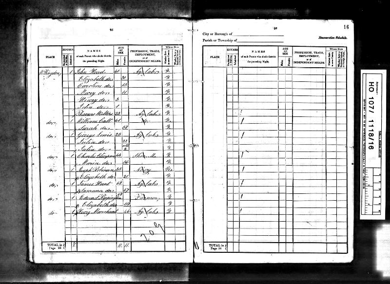 Rippington (Edward) 1841 Census